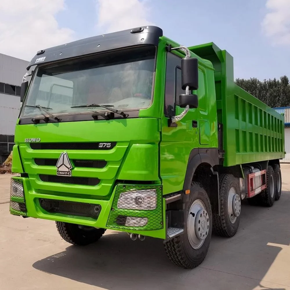 second hand used  8x4 371hp 375hp 400hp sino sinotruck howo dump tipper truck