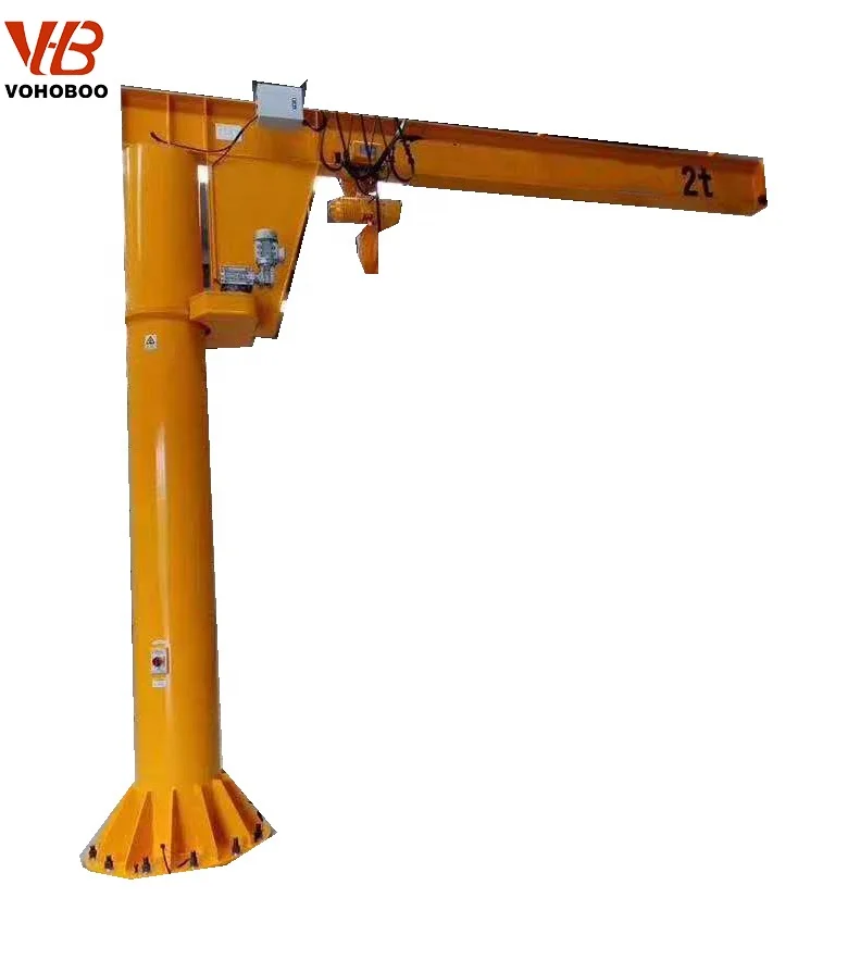 Factory direct column cantilever crane can rotate 270 360 degrees wall crane Column cantilever crane
