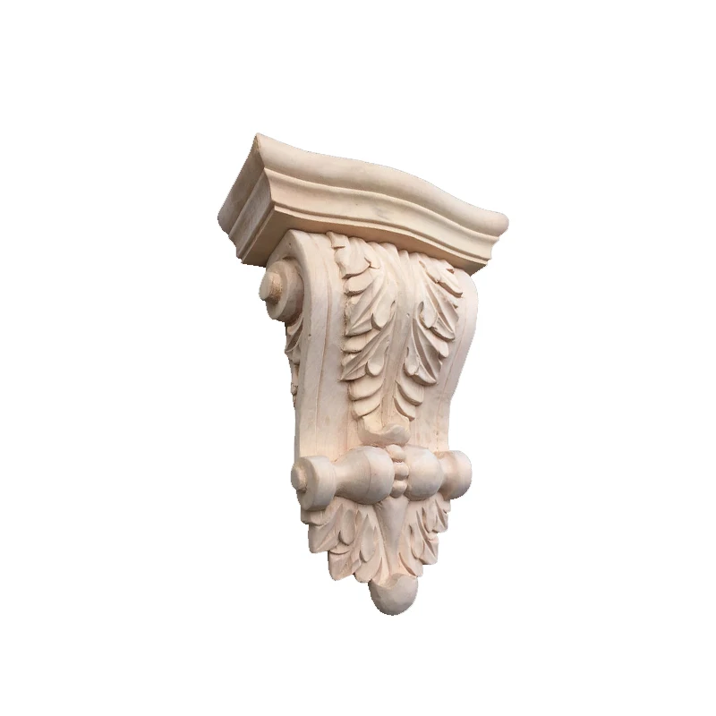 Decorative carved fireplace corbels floral roman corbel