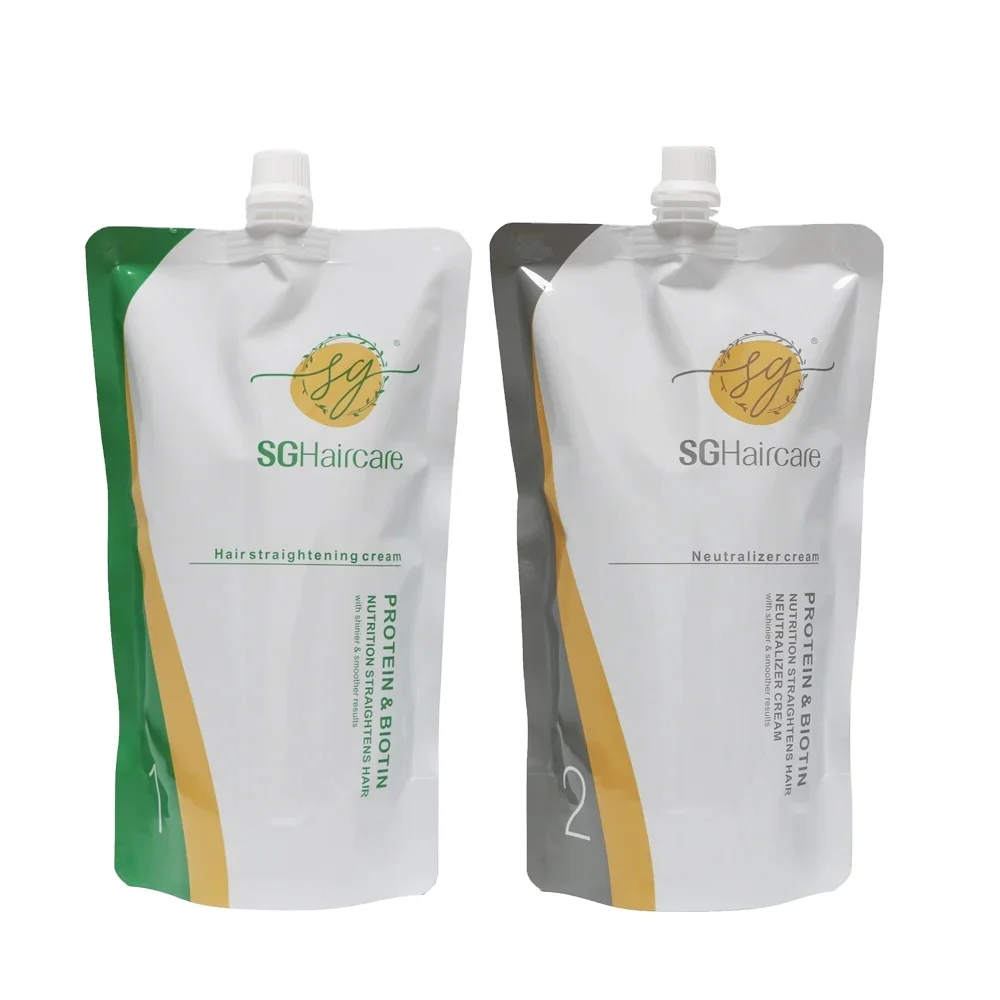 SG Professional Salon Crafted Hair Rebonding Cream Fast And Strong Straightening Hair Straight Perming Cream for Salon