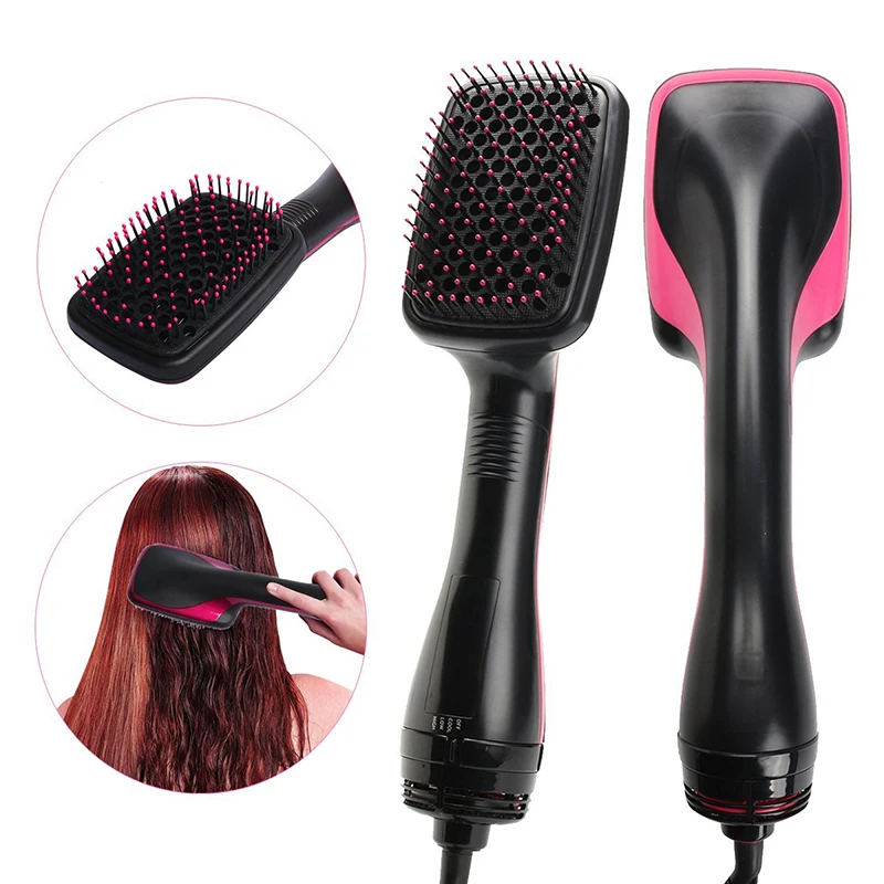 One Step Hair Dryer Multi-functional Hot Air Brush Styler Fast Heat Up Hair Blowout Dryer Brush