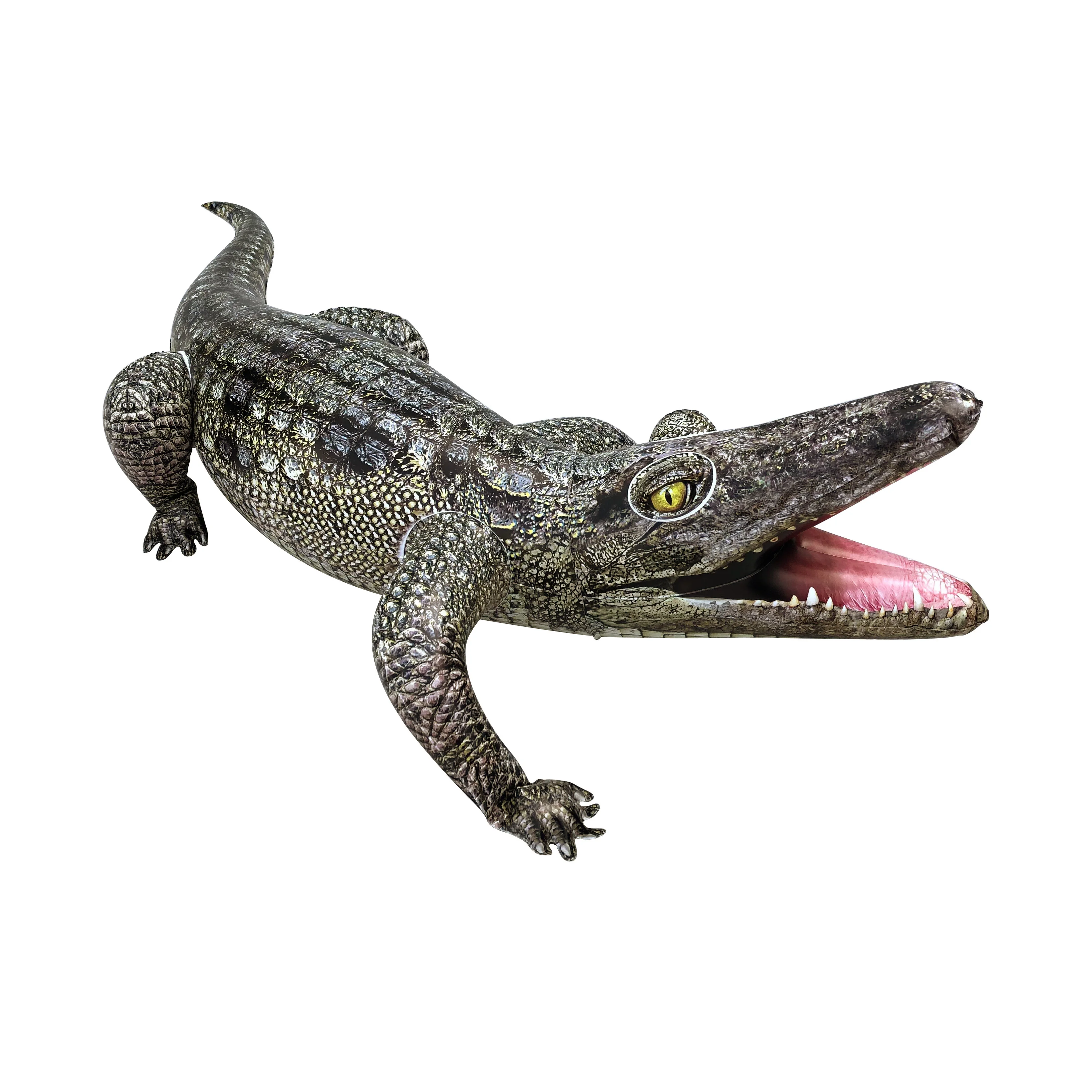 Inflatable crocodile Animal Toys, great for pool toy inflatable realistic educational and Pretend Toy Inflatable  Party Decor