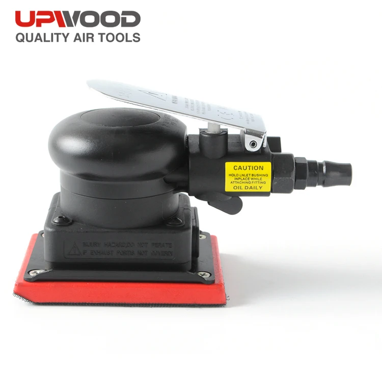 UW-3430 Высокоэффективная низкая вибрация 75*100 мм пневматическая орбитальная шлифовальная машина jitterbug, пневматическая квадратная шлифовальная машина с квадратной подушкой