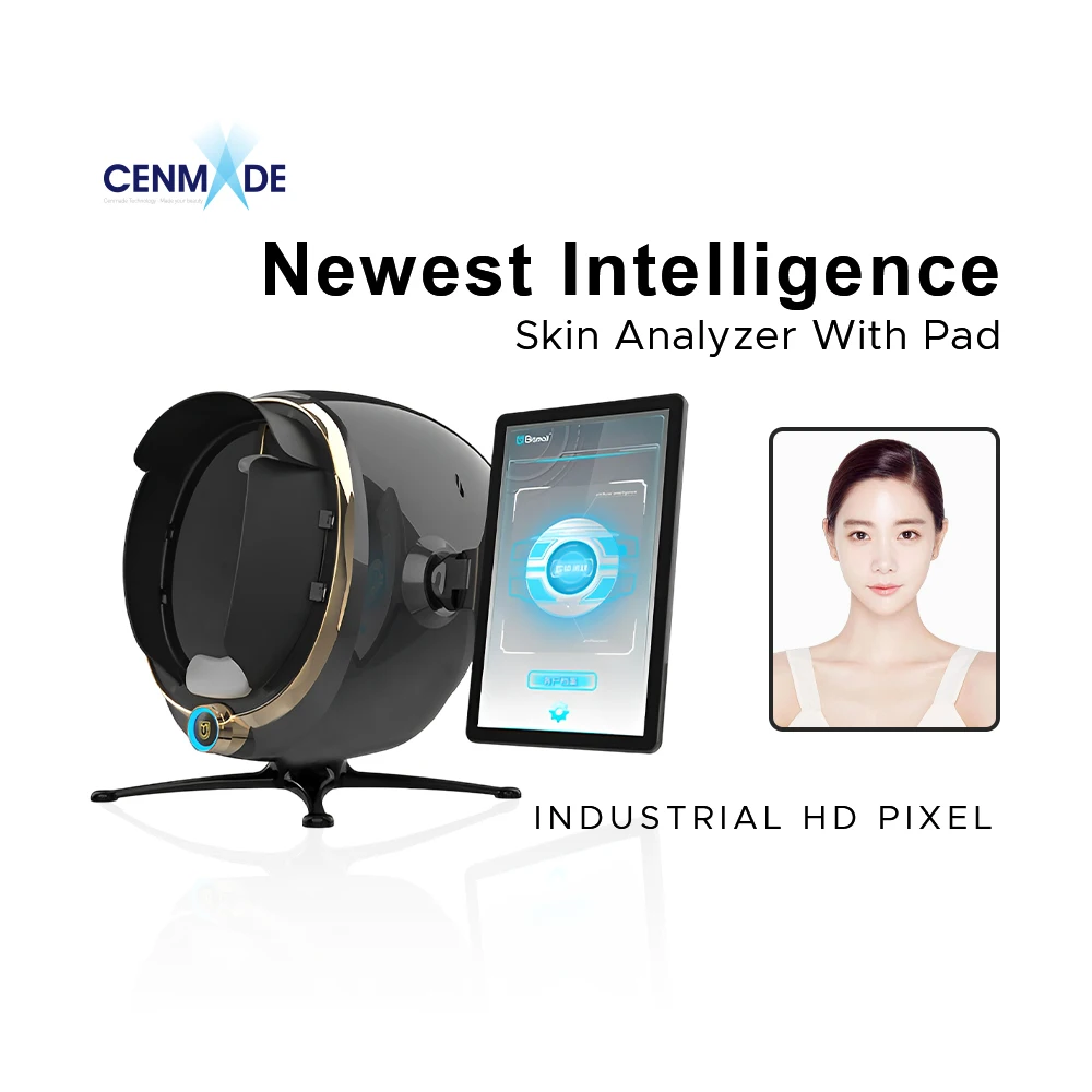 Popular Mirror Skin Scanner Tester Analyzer AI Technology Face Detector Facial Scanner