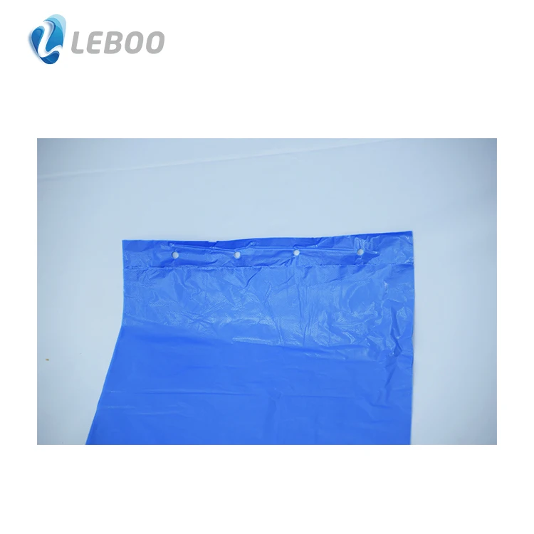 Высококачественный одноразовый фартук Leboo для пищевой промышленности синий