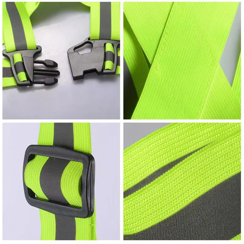 Wholesale Reflective Cycling Running Belt Safety Clothing Hi Vis Reflective Safety Vest