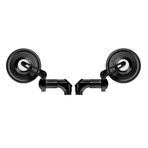 360 Degree Swivel CNC Aluminum Motorcycle Rear View side Mirror for Yamaha JOG Honda Dio Kawazaki ZX scooter bobber rider mirror