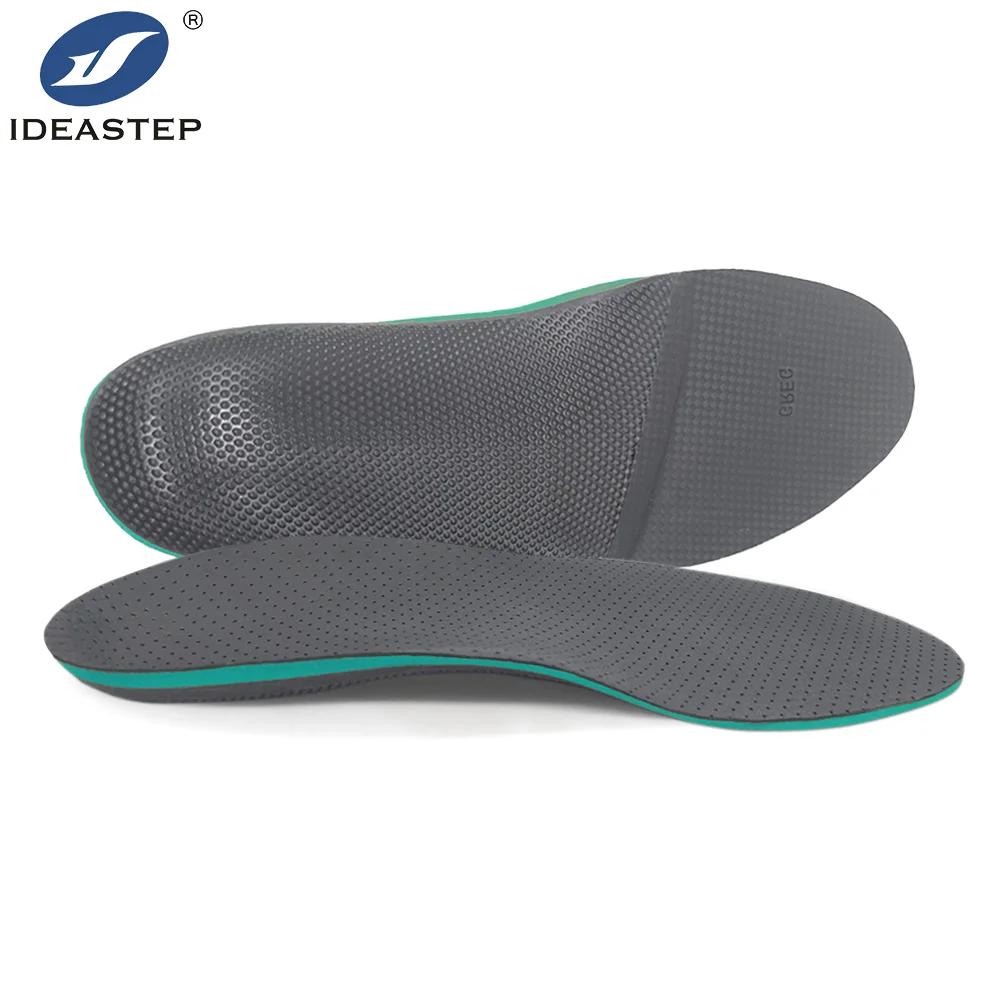 Customized Fiber Covering 60 Shore Eva Block Vacuum Unit Insoles Plantar Fasciitis Corrective Orthotic Thick Microfiber Insole