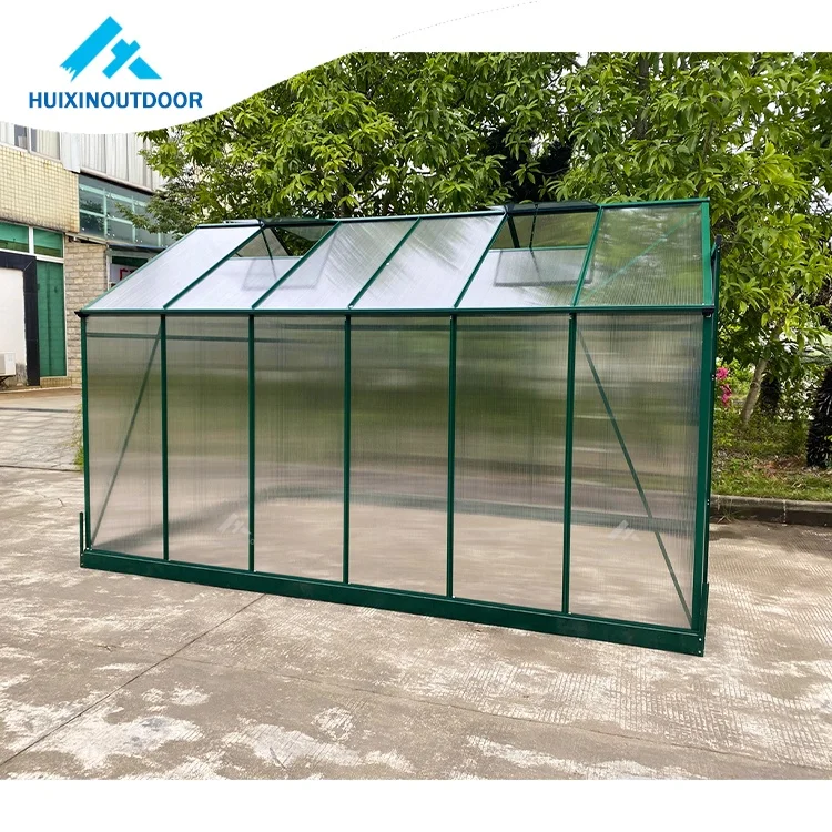 Aluminium Polycarbonate Hexagonal Greenhouse Home For Sale  Guangzhou Modular Greenhouse Polycarbonate Kit