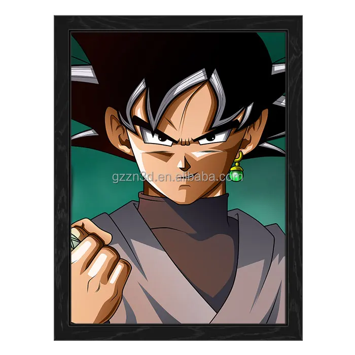 custom 30x40cm Japanese anime style home decoration flip wall painting