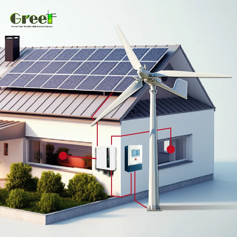 5kw Wind turbine off-grid/on-grid system with controller and inverter price