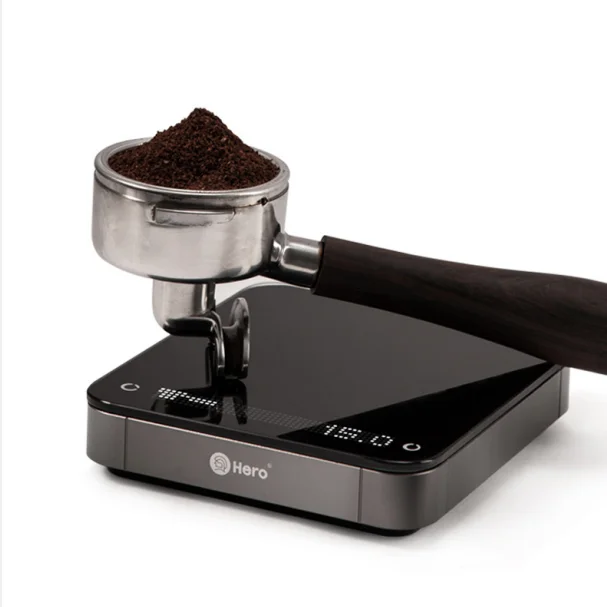 zeroHero Travel Rechargeable Electric Coffee Scale with Timer
