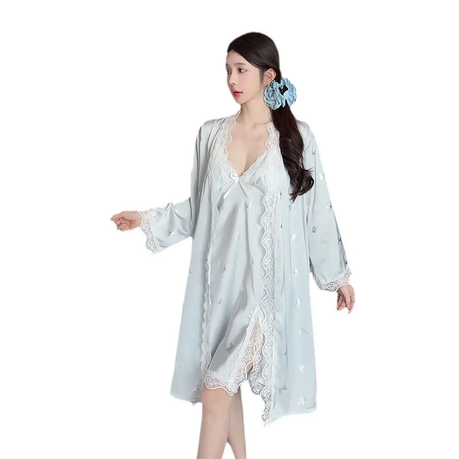 Luxury business fancy penguin waffle organic cotton babies bath dress robe