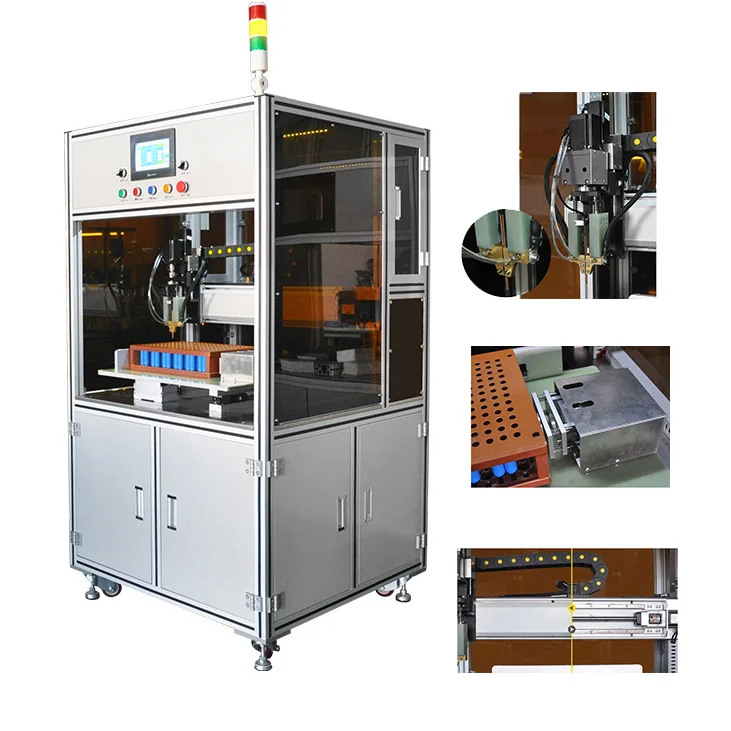 China Supplier AITOP Rotary Welding Electrode Automatic Single Side 18650/21700 Battery Pack Spot Welder spot welding machine