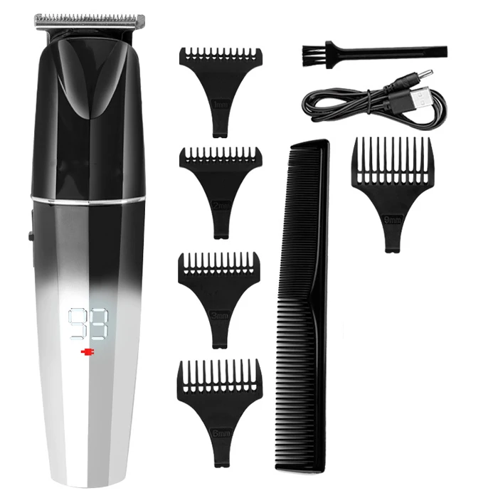 New Diamond Carving Electric clippers LCD Display Oil Head Trimmer Household Shaving Hair clippers Trimmer