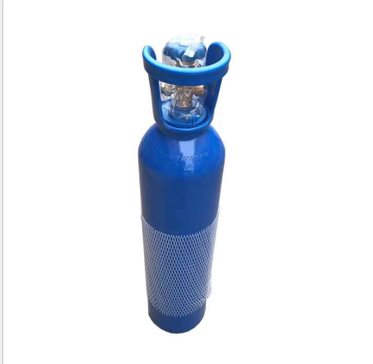 QF-2 oxygen cylinder with handle valve seamless medical oxygen cylinder 10L oxygen cylinder
