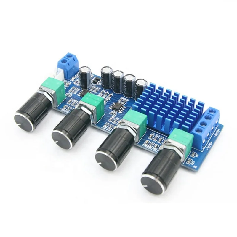 TPA3116D2  12-24V 2*80W High Power Tone Operational Amplifier Dual Channel Stereo Digital Amplifier Board XH-M577