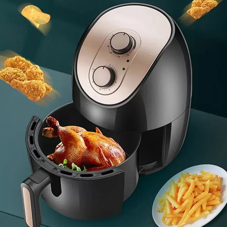 Healthy Oil-Free Simple Knob Controls Electric Oven Air Deep Fryer for Frying Roasting Grilling Baking