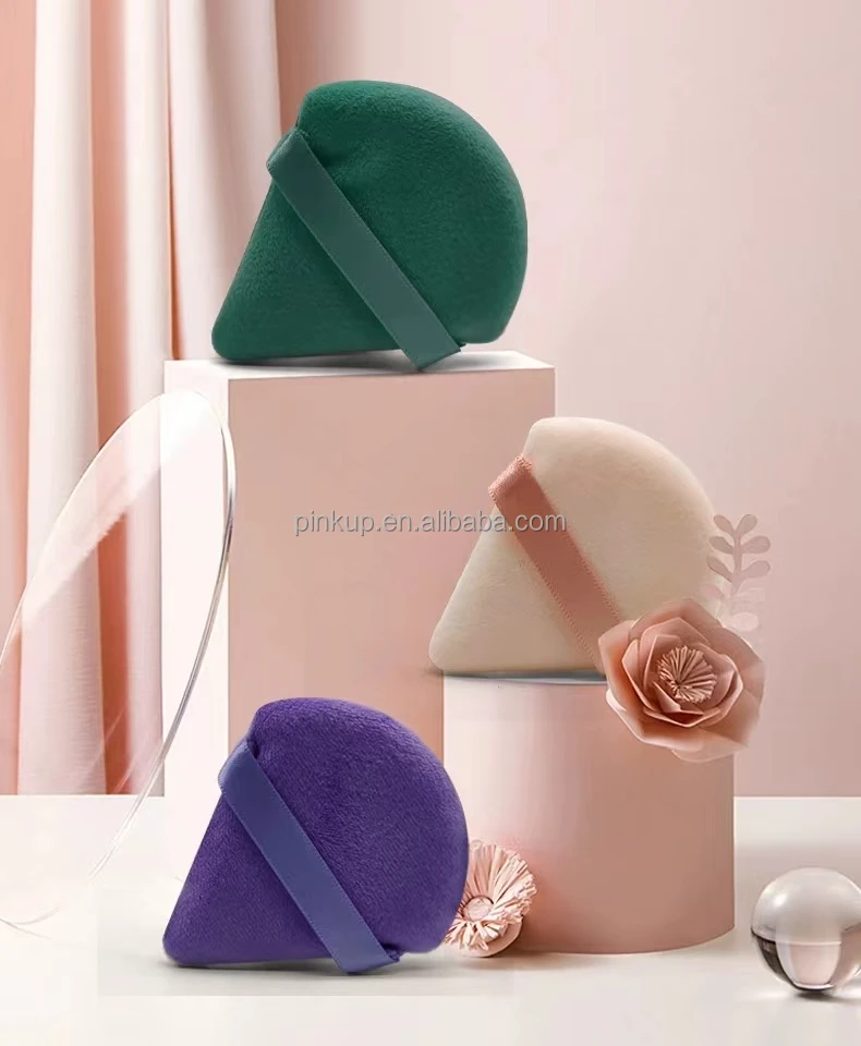 Customized Beauty Sponge Foundation Applicator triangle powder puff  cosmetic makeup tool