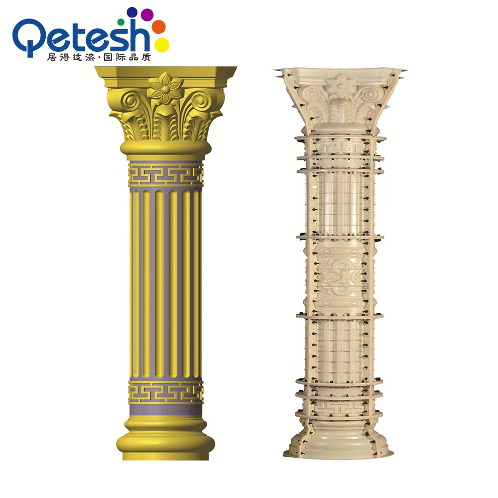 
High Universal High Practicability Multi-Application Decorative Material Plastic Square Pillar Mould 