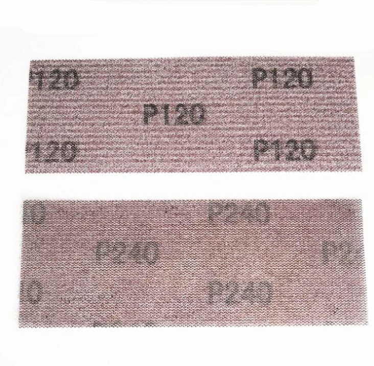 
Good quality 198*70MM Sandpaper Auto Net Mesh Square Sanding Discs 