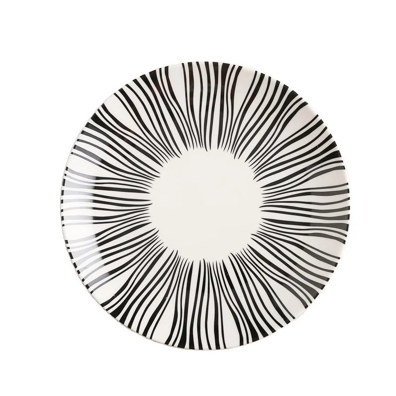 SYL Wholesale restaurant Cheap ceramic dinner plates decoration sets ceramic modern luxury crockery porcelain dinnerware