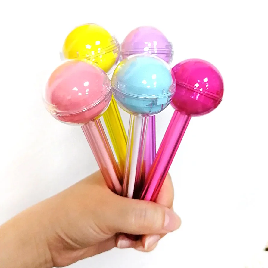 China supply 6g transparent Lollipop lip gloss tubes 3ml lip balm container cosmetic tubes lip gloss tubes with wands