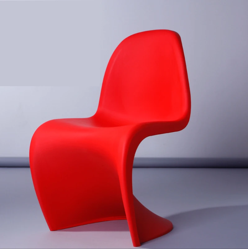  Пластиковый обеденный стул Smart-Furn для стола набор Z-образной формы Скандинавская современная роскошная мебель ресторана улицы приготовления пищи штабелируемые