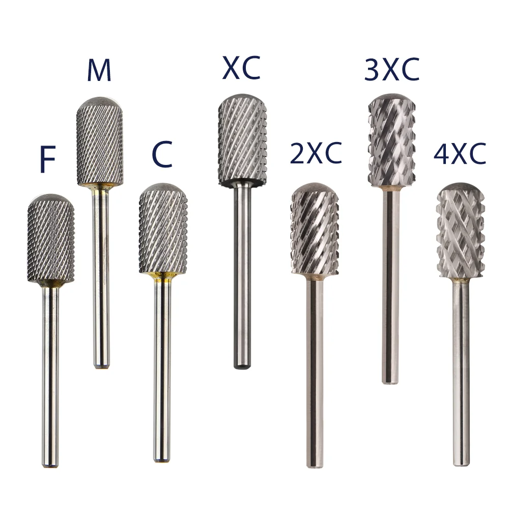 Профессиональная электрическая безопасная акриловая пилка, большой бочонок, набор аксессуаров, сверла для ногтей из карбида вольфрама для дрелей