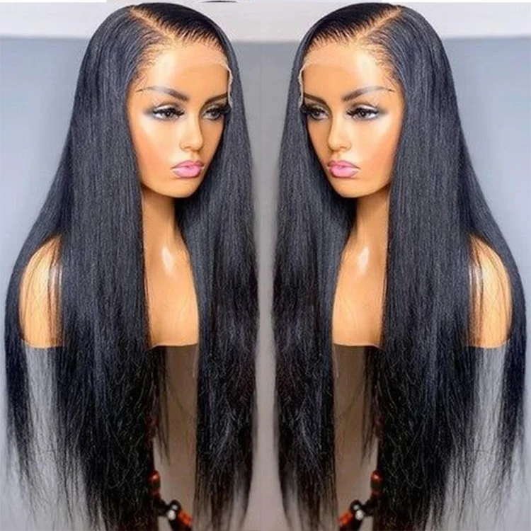 Brazilian Hair hd Lace Frontal Wig,Virgin Cuticle Aligned 360 lace frontal hair wig, Lace Front Human Hair Wigs For Black Women