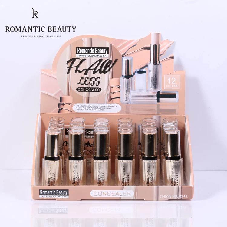 Romantic Beauty  Base Primer Moisturizer Hide Blemish Concealer Stick Foundation Makeup Full Coverage Contour Face Concealer