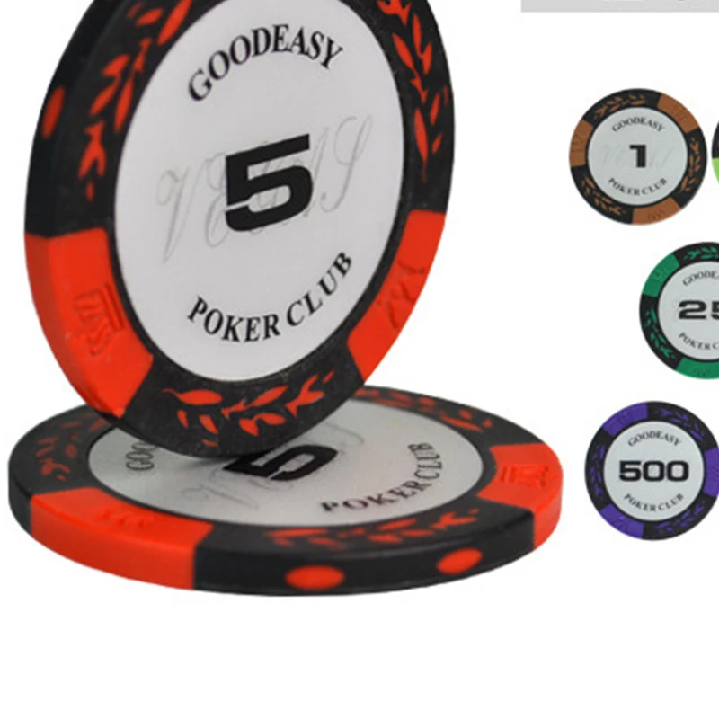 Vietnam Factory Printing Gambling With Box Clay ABS Chips Custom Casino Ceramic Poker Chip