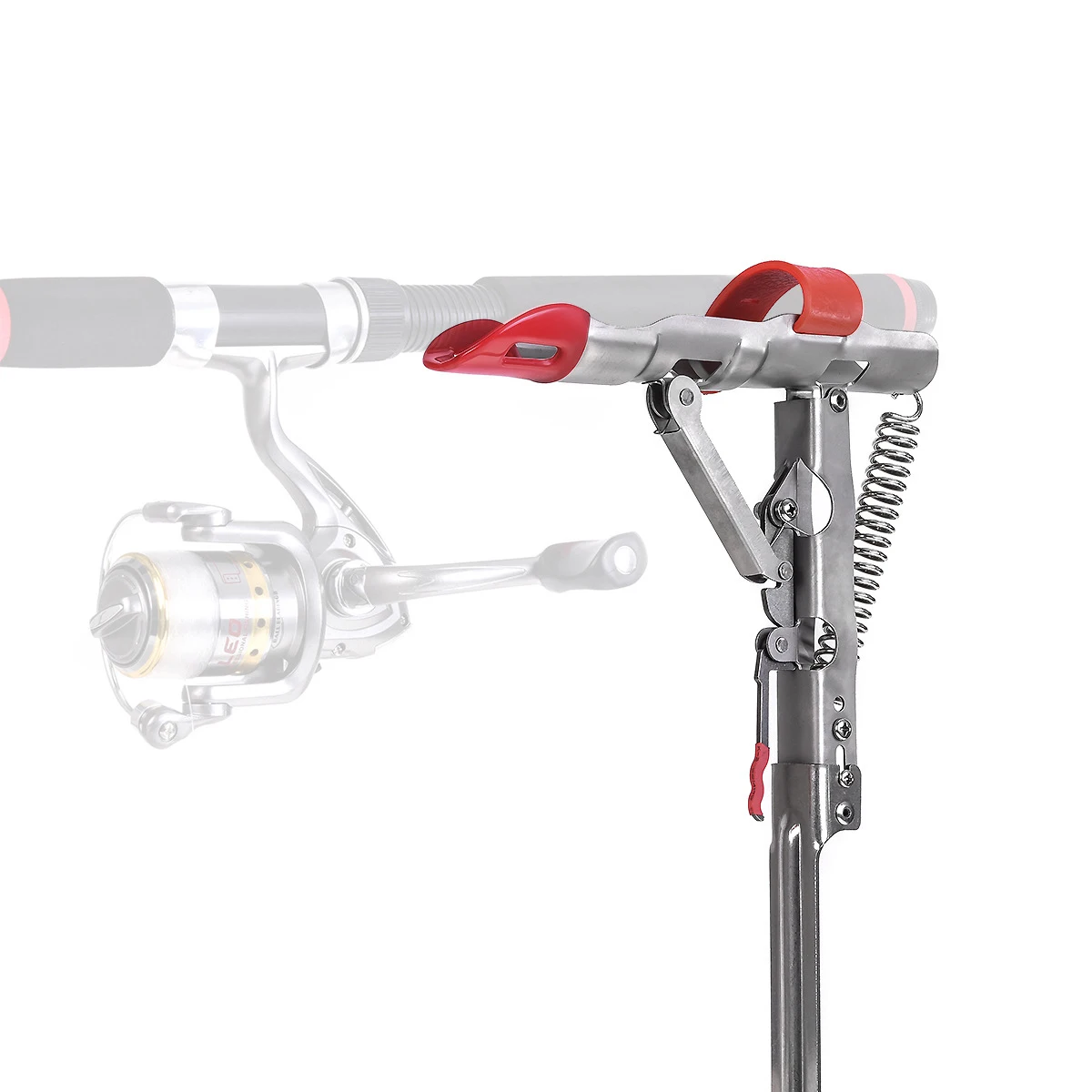 Hot Sales Stainless steel fishing tackle sea rod spring fishing rod rack holder for automatic fishing