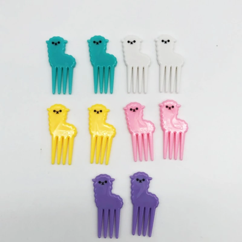MM Mini Animal Cartoon Food Fork Fruit Pick Sign Bento Lunches Party Decor Vegetable Tableware Dinnerware set