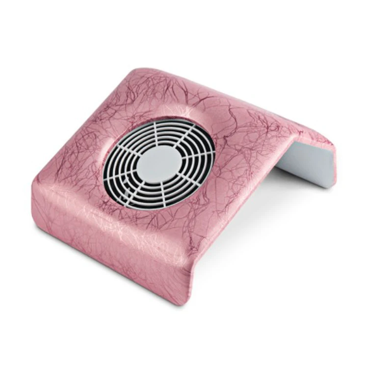
Portable Electric Fan Pink built Max Manicure Filters Strong Power Suction Built Salon Machine Drill Table Nail Dust Collector 