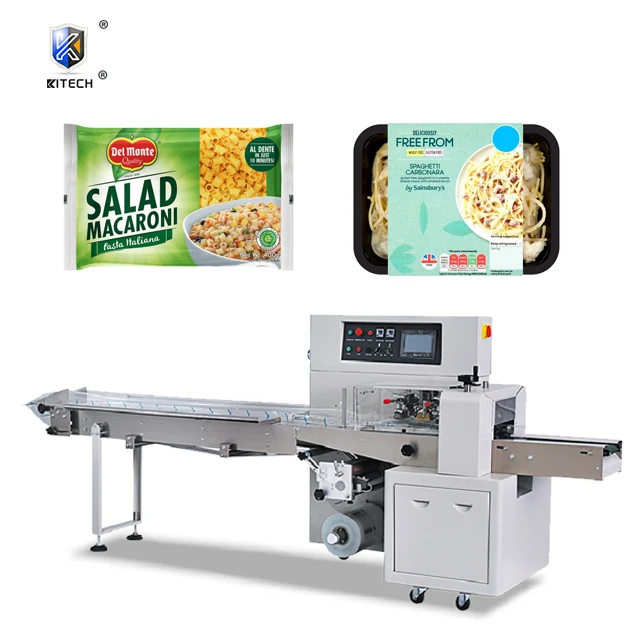 Food Packing Machine Fish Ball Tray Bag Thread Pillow Semi-automatic Packing Machine