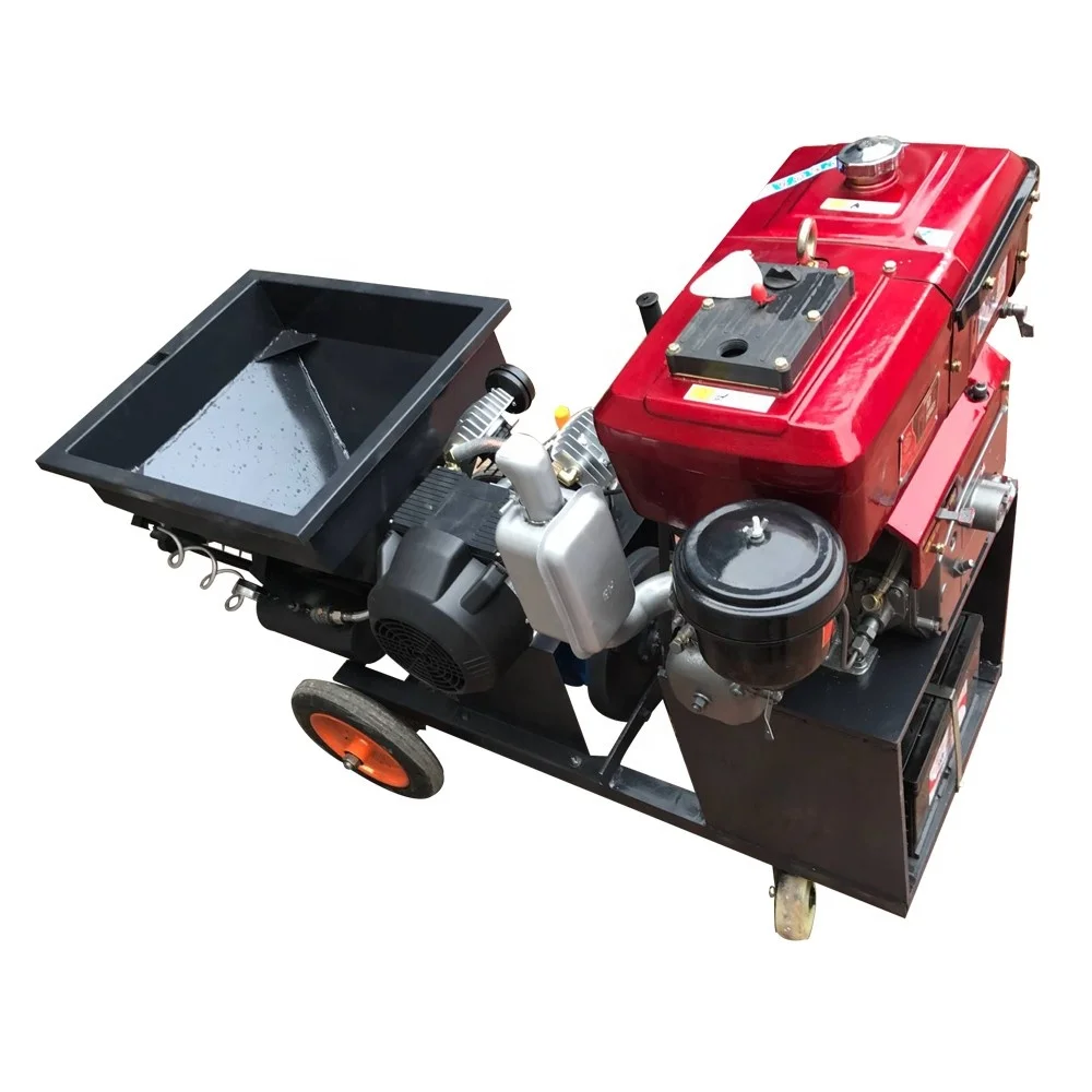 Concrete cement Mortar Spraying Machine portable putty lime plastering machine For Sale