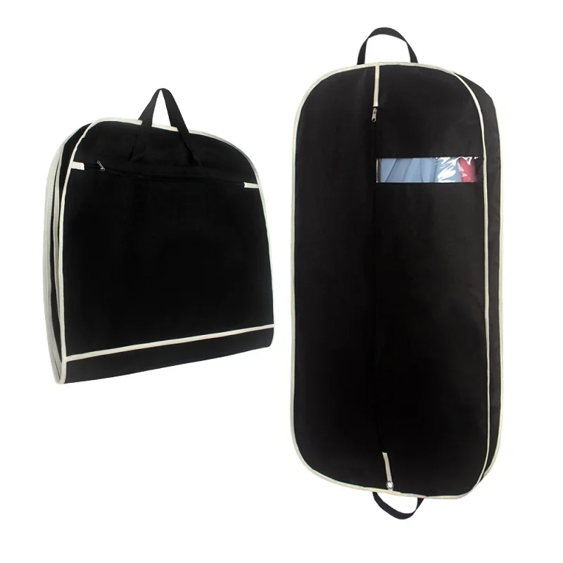 Home-based Foldable nonwoven fabric garment suit bag cover hanging jacket dress storage