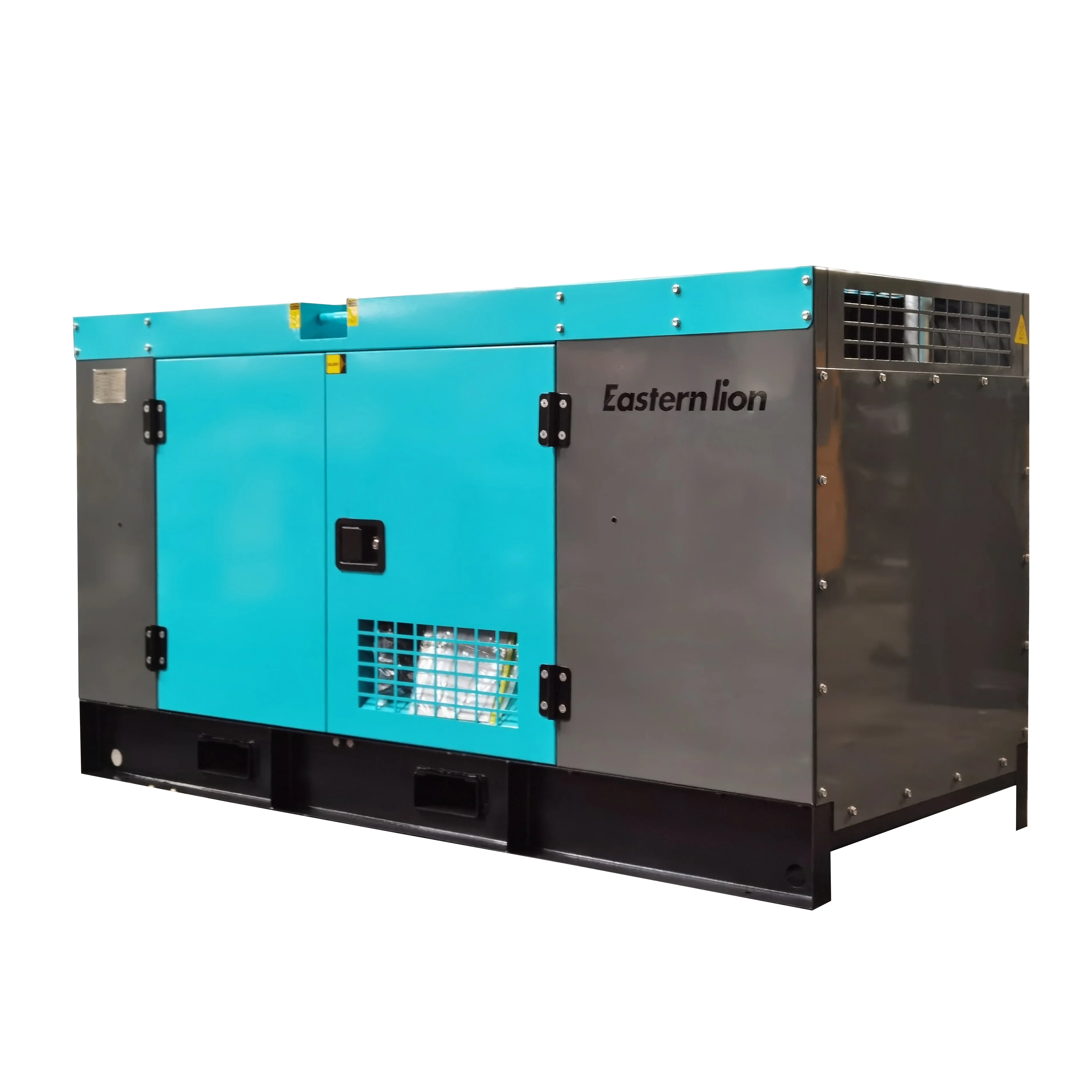 Easternlion 110kw 138kva Designed by denyo 3 phase 400V brushless dynamo water cooled sound proof diesel generator manufacturer