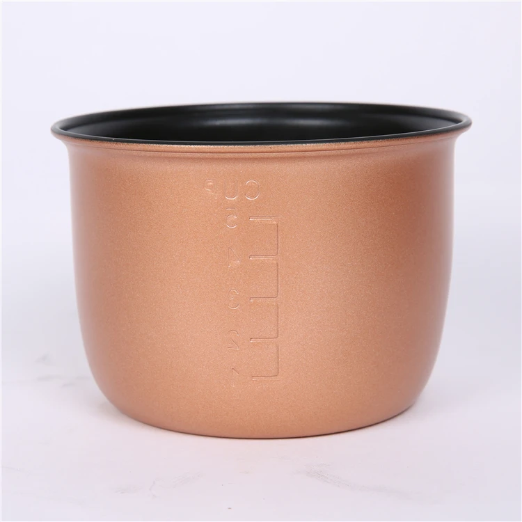 
Aluminum Alloy Non Stick Coating Rice Cooker Inner Pot 140*100mm for 1.2L Rice Cooker Part Rice Cooker Pot Replacement 