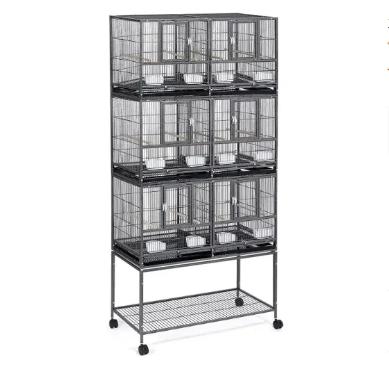 Large breeding flying bird cage three layers of large pair cage can be splicing assembly feeding budgie peony parrot cage