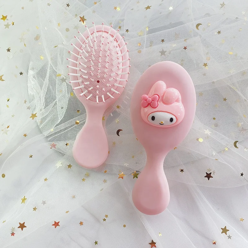 Adorable cartoon baby hair brush detangling brush for black natural hair kids hair brush