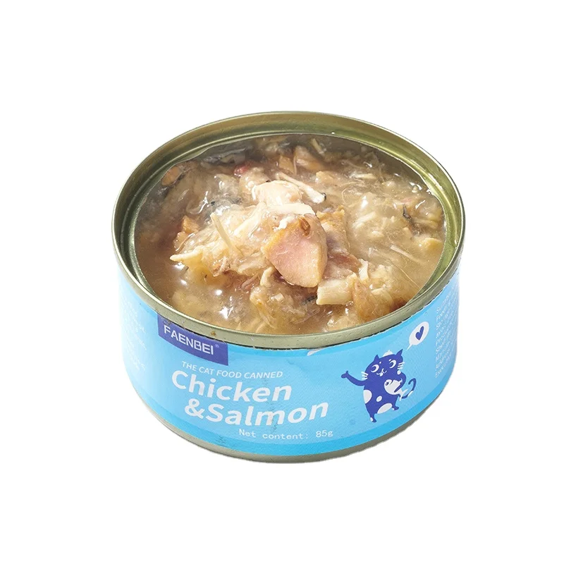 Здоровый натуральный тунец + курица/тунец говядина/тунец креветки влажный корм для кошек консервы