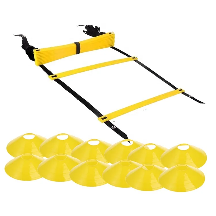 Speed training equipment high quality adjustable double coordination ladder