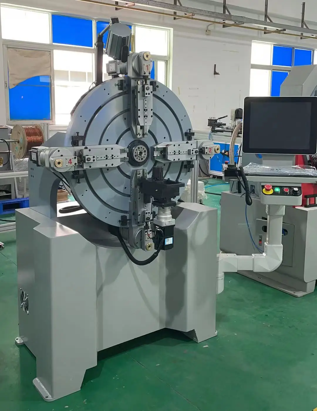 Transformer and Inductor square copper wire coil winding machine, Flat Copper Coil Forming Equipment