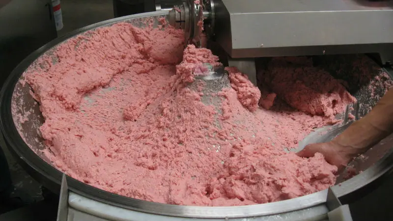 Industrial Sausage Meat Bowl Cutter Mixing Machine Commercial Meat Chopper Blender Mixer Cut