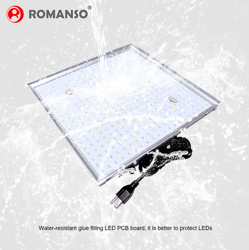 
Romanso LED Board Grow Light IP65 Waterproof 240W 300W 320W 480W High Power COB LED Grow Light 320W for Plant Growth 