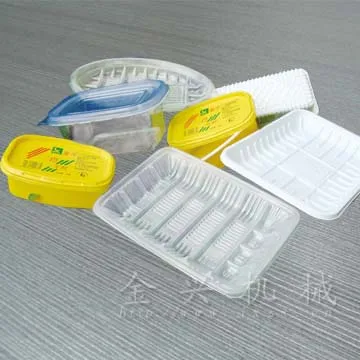 new design JinXin brand 4 station ps pp pvc pet plastic vacuum thermoforming machines