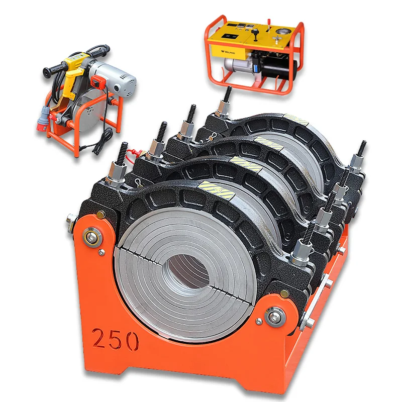Welping 90-250MM Plastic Fusion Welder Hydraulic Ppr Pipe Welding Machine Hdpe Butt Fusion Welding Machine