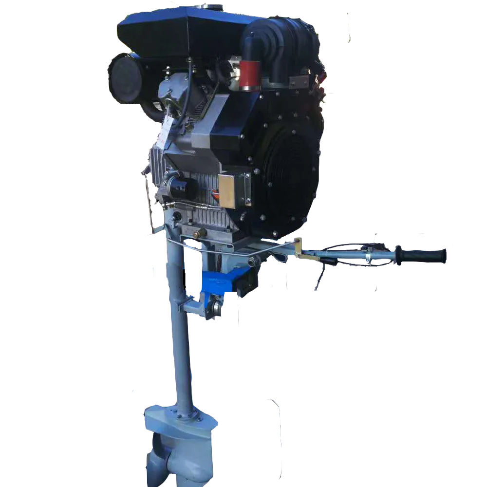 diesel outboard motor 13hp air cooled 1 cylinders 4 stroke  diesel outboard engine for boat PD13-OL